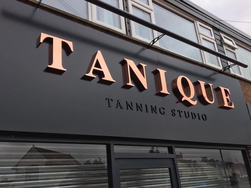 Tanique Tanning Studio Illuminated Signage 